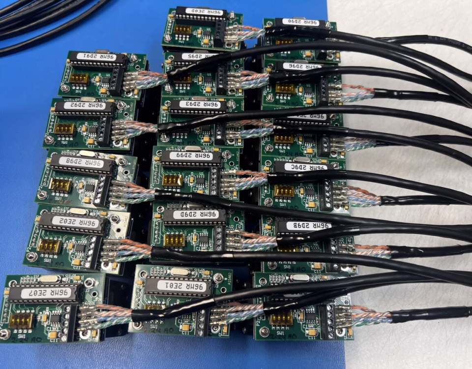 Custom cable and wire harness integrated into printed circuit board assemblies by General Assembly & Manufacturing Corp.